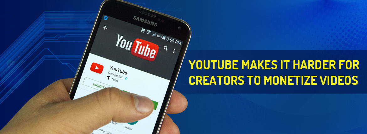 YouTube Makes it Harder