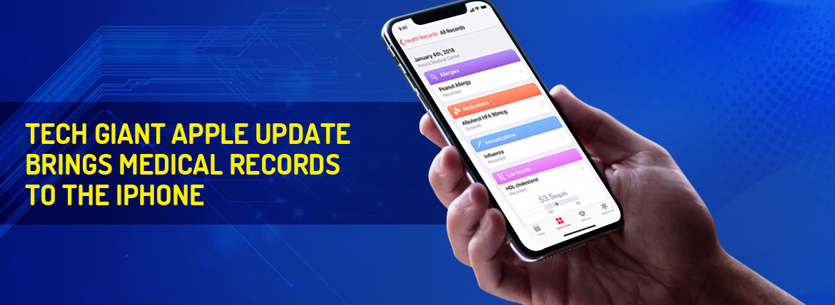 Apple update brings medical records
